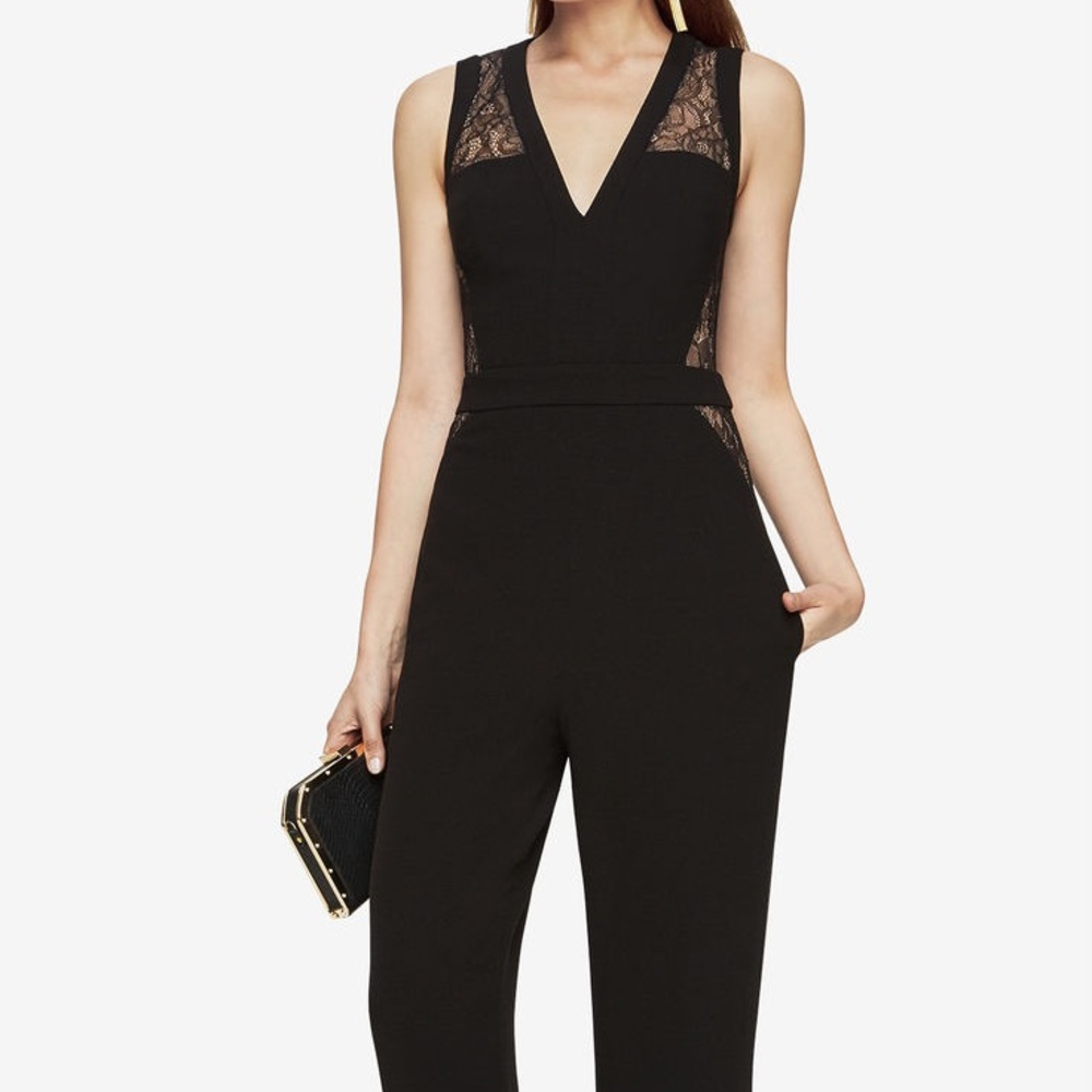 Brand new with tag blocked lace jumpsuit size 2